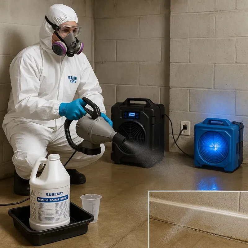 Sanitization and Odor Removal process in Washington County, NC